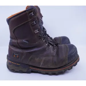 Timberland Pro Boondock Waterproof Insulated Brown 8&quot; Boot TB0A128P 214 Mens 9.5