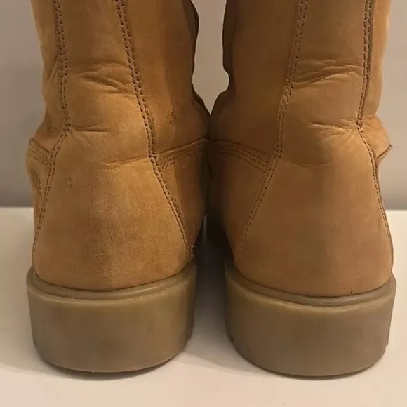 Timberland Tall Faux Fur Sherling Wheat Boot Women’s Size 7 Winter Boots