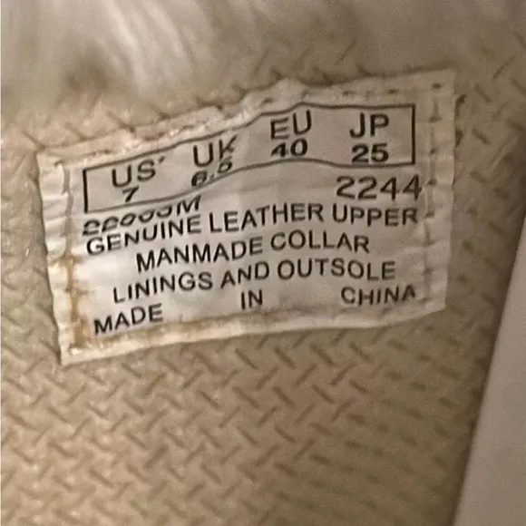 Timberland Tall Faux Fur Sherling Wheat Boot Women’s Size 7 Winter Boots