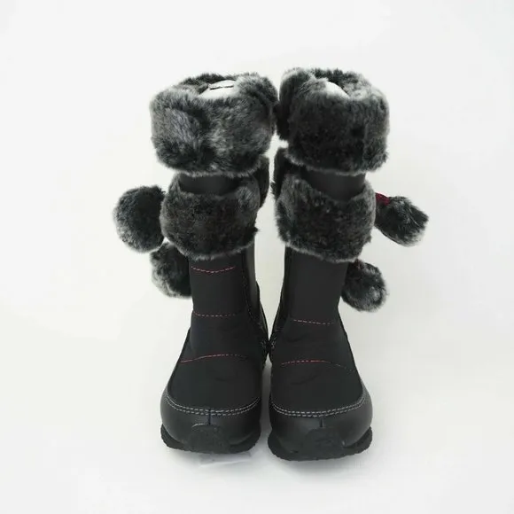 Timberland Toddlers Boots Winter BERRY TALL BT FUR Leather Black