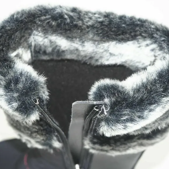Timberland Toddlers Boots Winter BERRY TALL BT FUR Leather Black