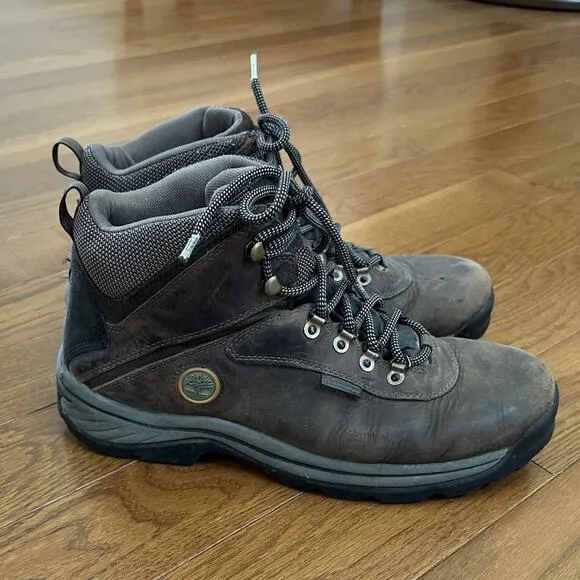 Timberland White Ledge Mid Waterproof Brown Hiking Boots (12135) Men’s Size 11 M