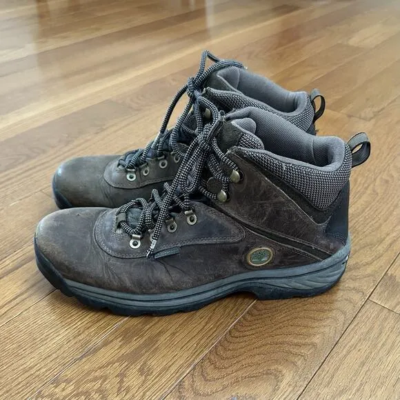 Timberland White Ledge Mid Waterproof Brown Hiking Boots (12135) Men’s Size 11 M