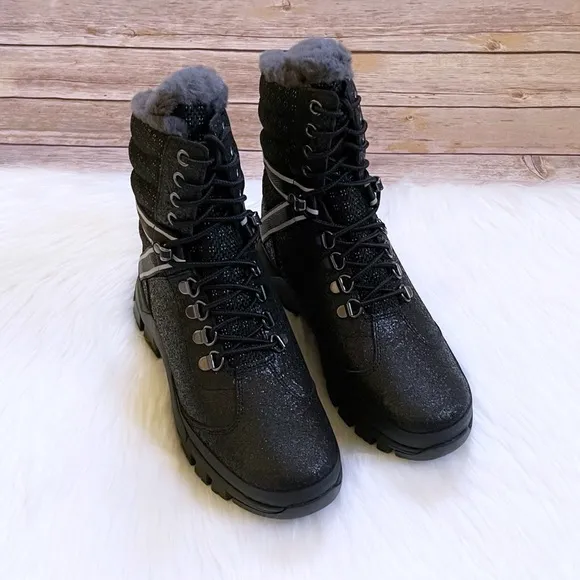 Timberland Women’s Jenness Falls Waterproof Insulated Black Helcor Boots