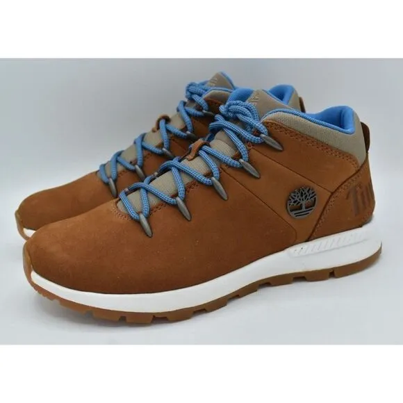 Timberland Womens Size 10 Sprint Trekker Rust Nubuck Mid Hiking Boots Shoes