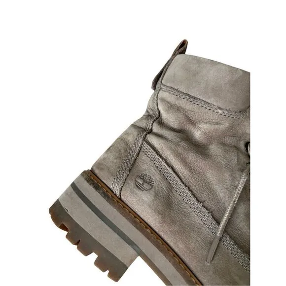 Timberland Women's Courmayeur Valley Hiking Boots Taupe Nubuck Sz 9.5