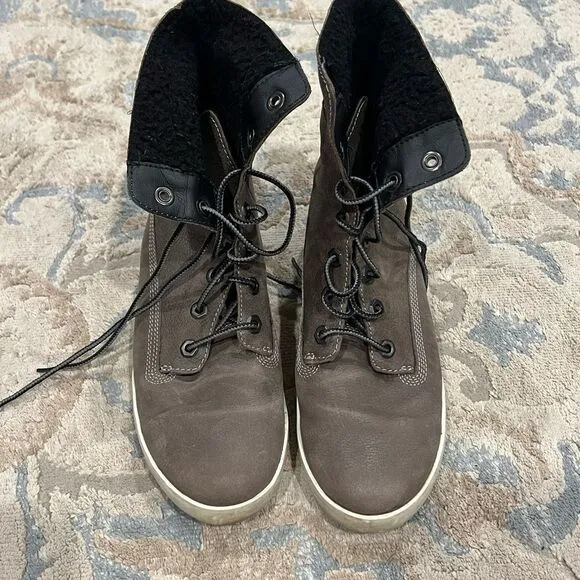 Timberland Grey leather boots