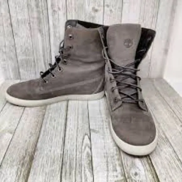 Timberland Grey leather boots