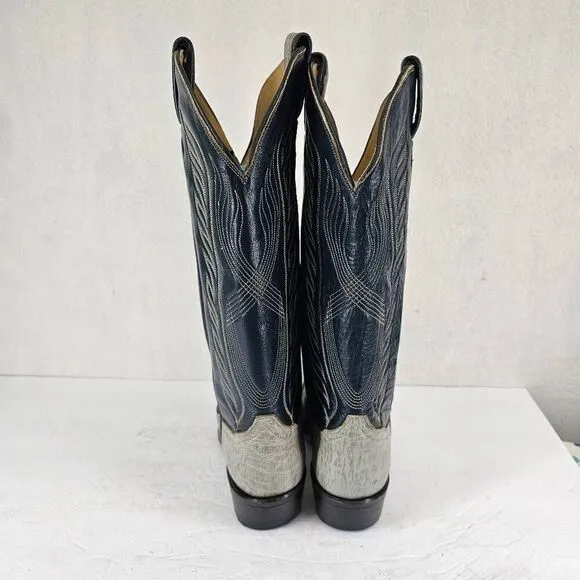 Tony Lama Women's Antelope Western Boots Gray 5.5 New
