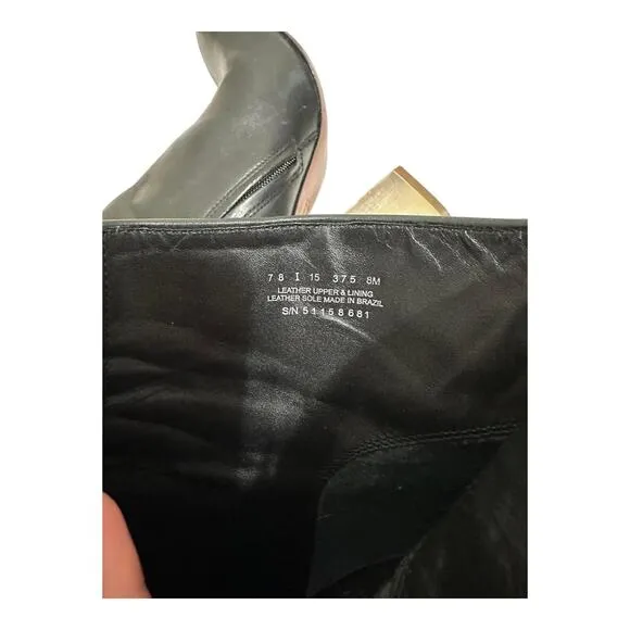 TORY BURCH Bandelier Fringed Leather Ankle Boots size 8 $525