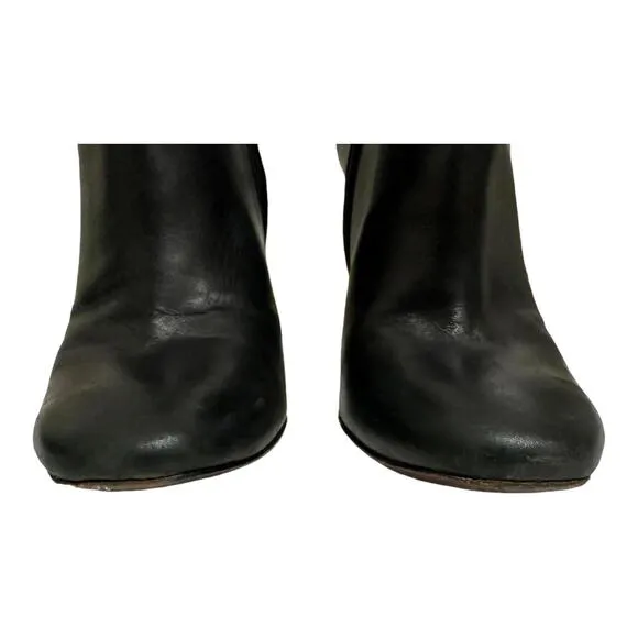TORY BURCH Bandelier Fringed Leather Ankle Boots size 8 $525