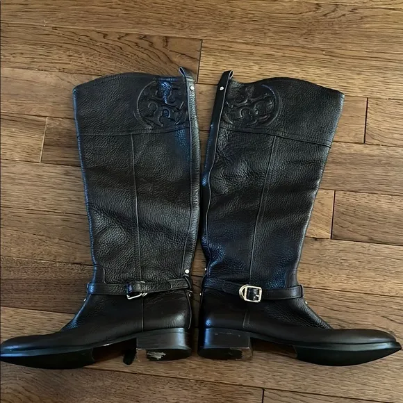 Tory Burch Brown Leather Winter riding Boots size 9M