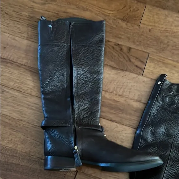 Tory Burch Brown Leather Winter riding Boots size 9M