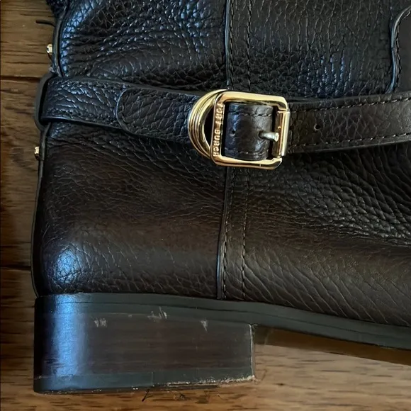 Tory Burch Brown Leather Winter riding Boots size 9M