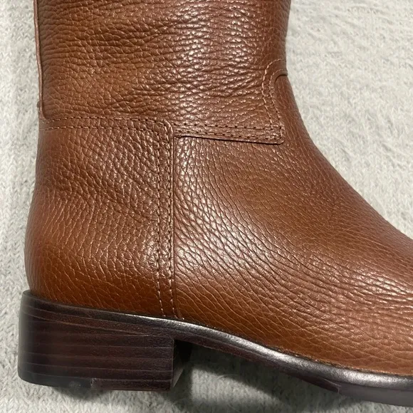 TORY BURCH • Junction Riding Tumbled Leather Boots • Women’s