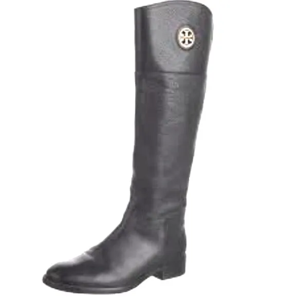 Tory Burch Women's Black Junction Riding Boot