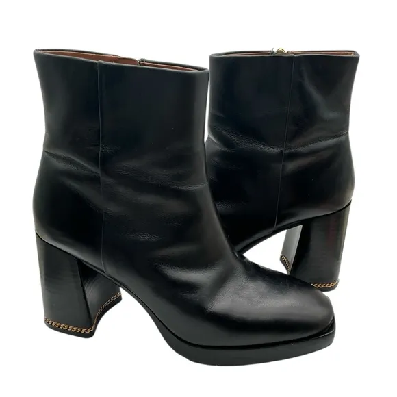 Tory BurchWomen's Ruby High Block Heel Booties size 7.5