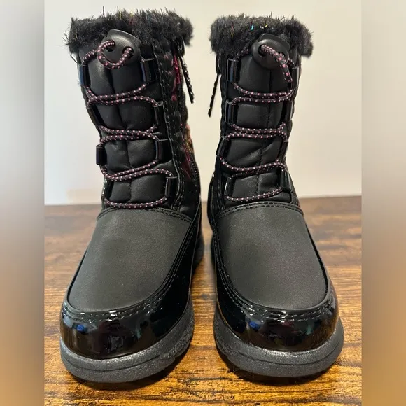 Totes Toddler Girls Unicorn Multi Winter Boots NWT Size 7