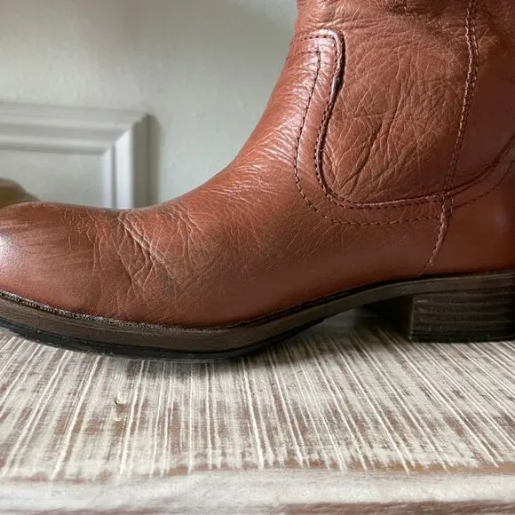 Tried And Tide Womens Brown Leather Riding Boots size 6