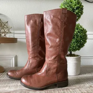 Tried And Tide Womens Brown Leather Riding Boots size 6