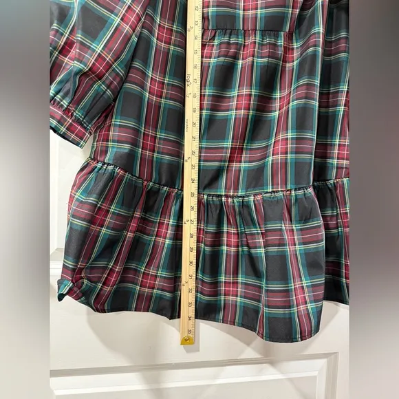Tuckernuck Palmerston Dress Size S | Highland Tartan Holiday Midi Retail$228 NWT