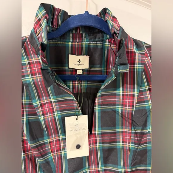 Tuckernuck Palmerston Dress XL | Highland Tartan Holiday Midi Retail$228 NWT