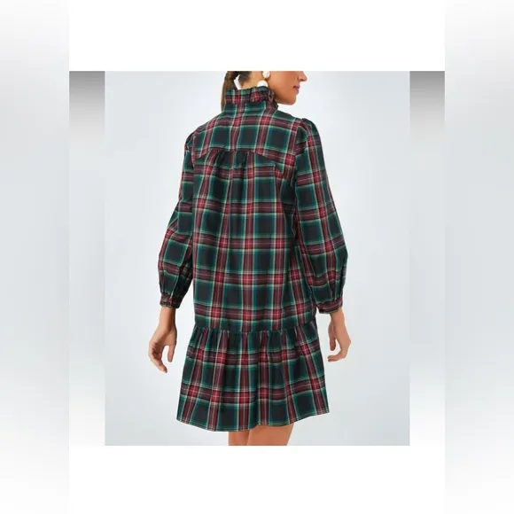 Tuckernuck Palmerston Dress XL | Highland Tartan Holiday Midi Retail$228 NWT