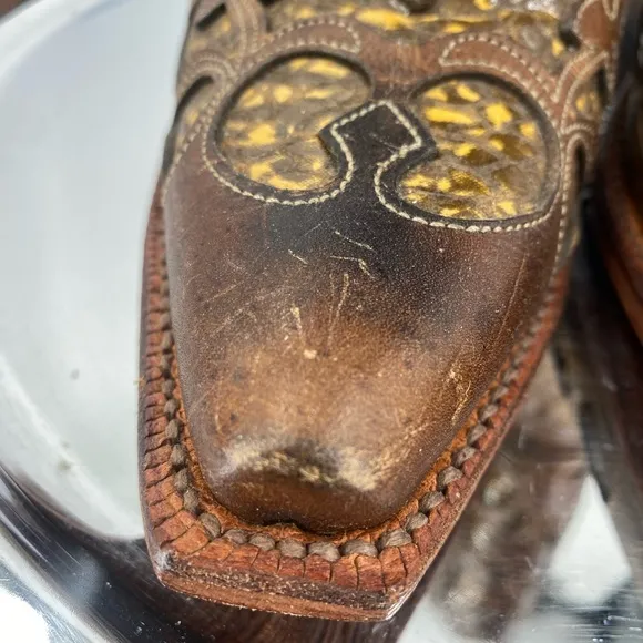 Twisted X Steppin Out‎ western boots, women’s, leather upper size 7 B