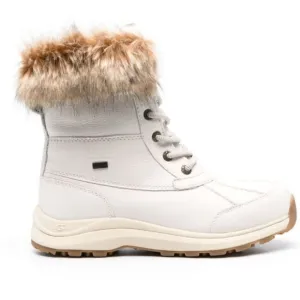 UGG Adirondack III Boot Waterproof Leather Winter Boots Size 7.5 White
