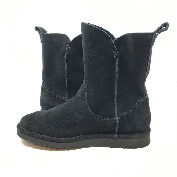 UGG Australia Alida 1017533 Suede Pull On Ankle Winter Boots Women's Size US 6