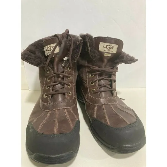UGG Australia Hilgard Winter Boots Suede 3017 VIBRAM Men’s Size 9.5‎