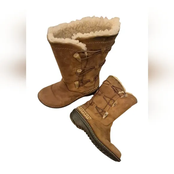 UGG Australia Kona Suede and Sheepskin lined Boots