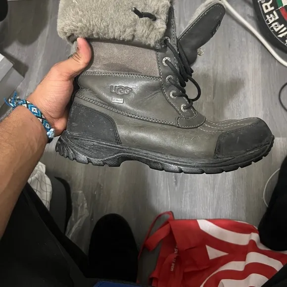 UGG Black and Gray Winter Boots