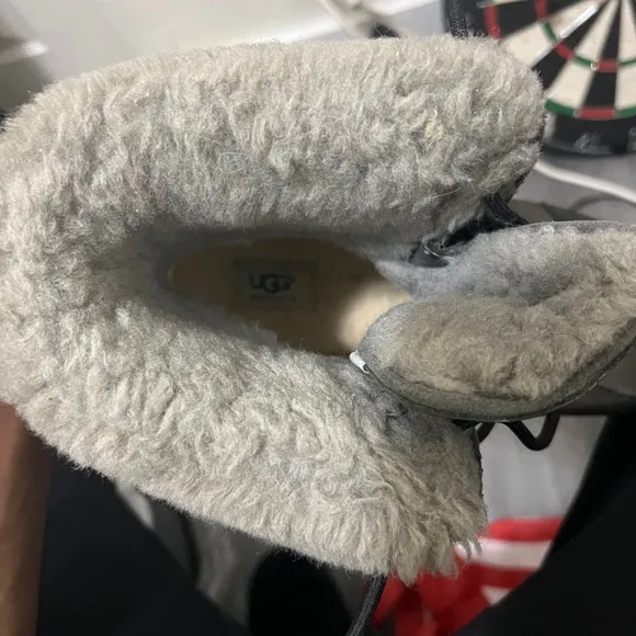 UGG Black and Gray Winter Boots
