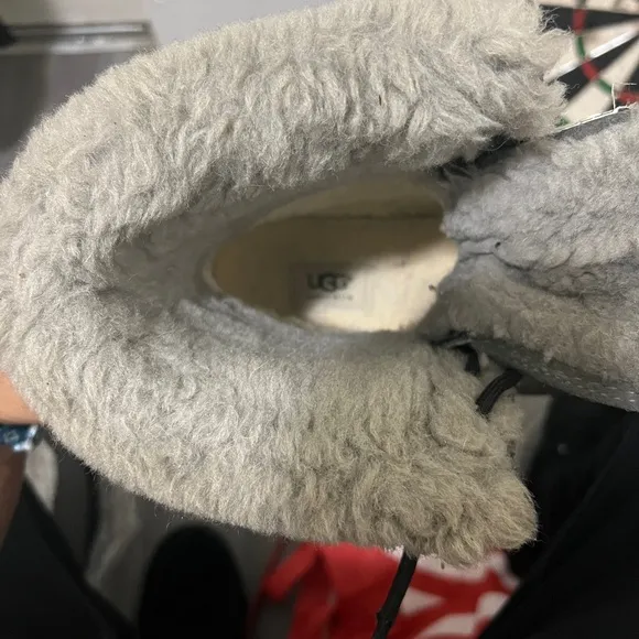 UGG Black and Gray Winter Boots