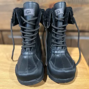 UGG Black BUTTE Lace-Up Boots