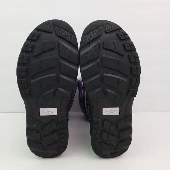 UGG Butte II Girls Size 4Y Purple Pink Waterproof Insulated Snow Boots 1005581K