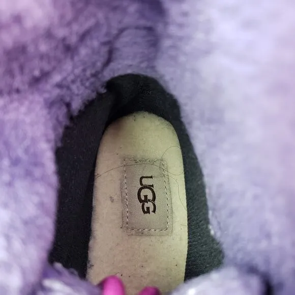 UGG Butte II Girls Size 4Y Purple Pink Waterproof Insulated Snow Boots 1005581K