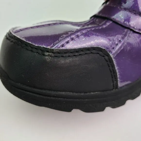 UGG Butte II Girls Size 4Y Purple Pink Waterproof Insulated Snow Boots 1005581K