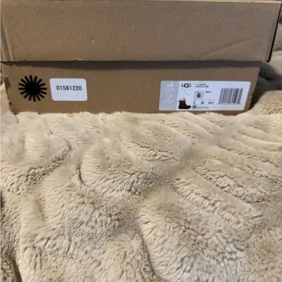 UGG Chocolate and Ebony Lace-Up Boots