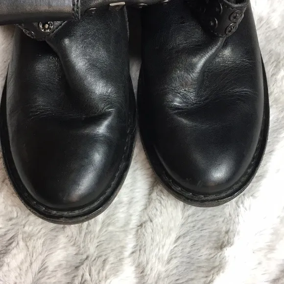 UGG Connor genuine sheepskin insole leather winter Moto bo…