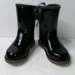 UGG Corene Girls Sz 6 Patent Leather Rain Boots