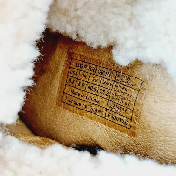 Ugg Dandelion Chestnut Brown Suede Winter Ankle Boots V406