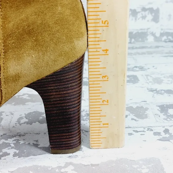 Ugg Dandelion Chestnut Brown Suede Winter Ankle Boots V406