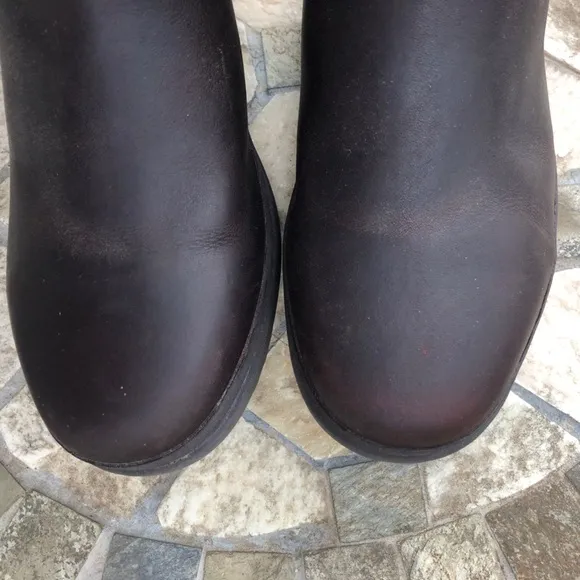 🪺UGG Dark Brown &amp; Green Wool Elsa Tall Riding Boots