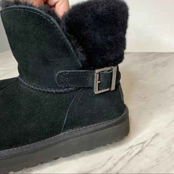 UGG Karel Black Mini Winter Boot 6
