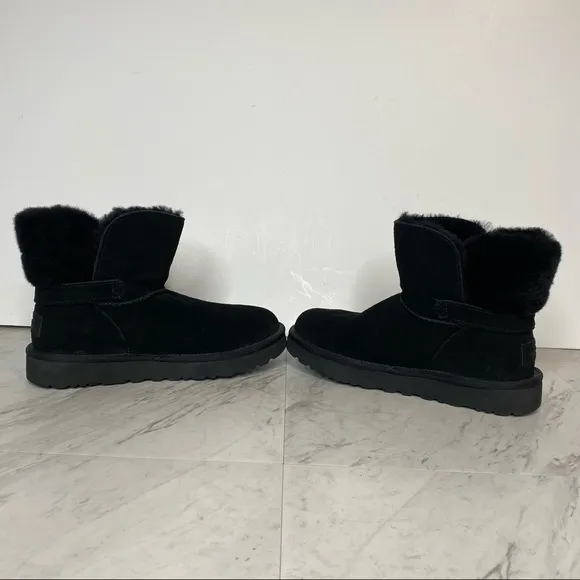 UGG Karel Black Mini Winter Boot 6