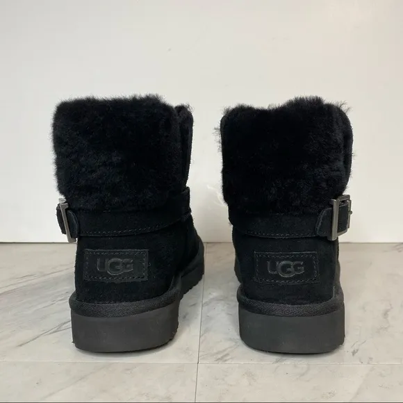 UGG Karel Black Mini Winter Boot 6