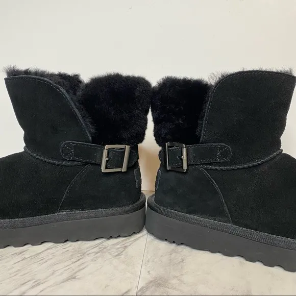 UGG Karel Black Mini Winter Boot 6