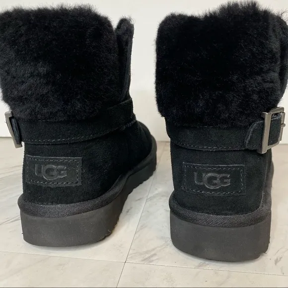 UGG Karel Black Mini Winter Boot 6